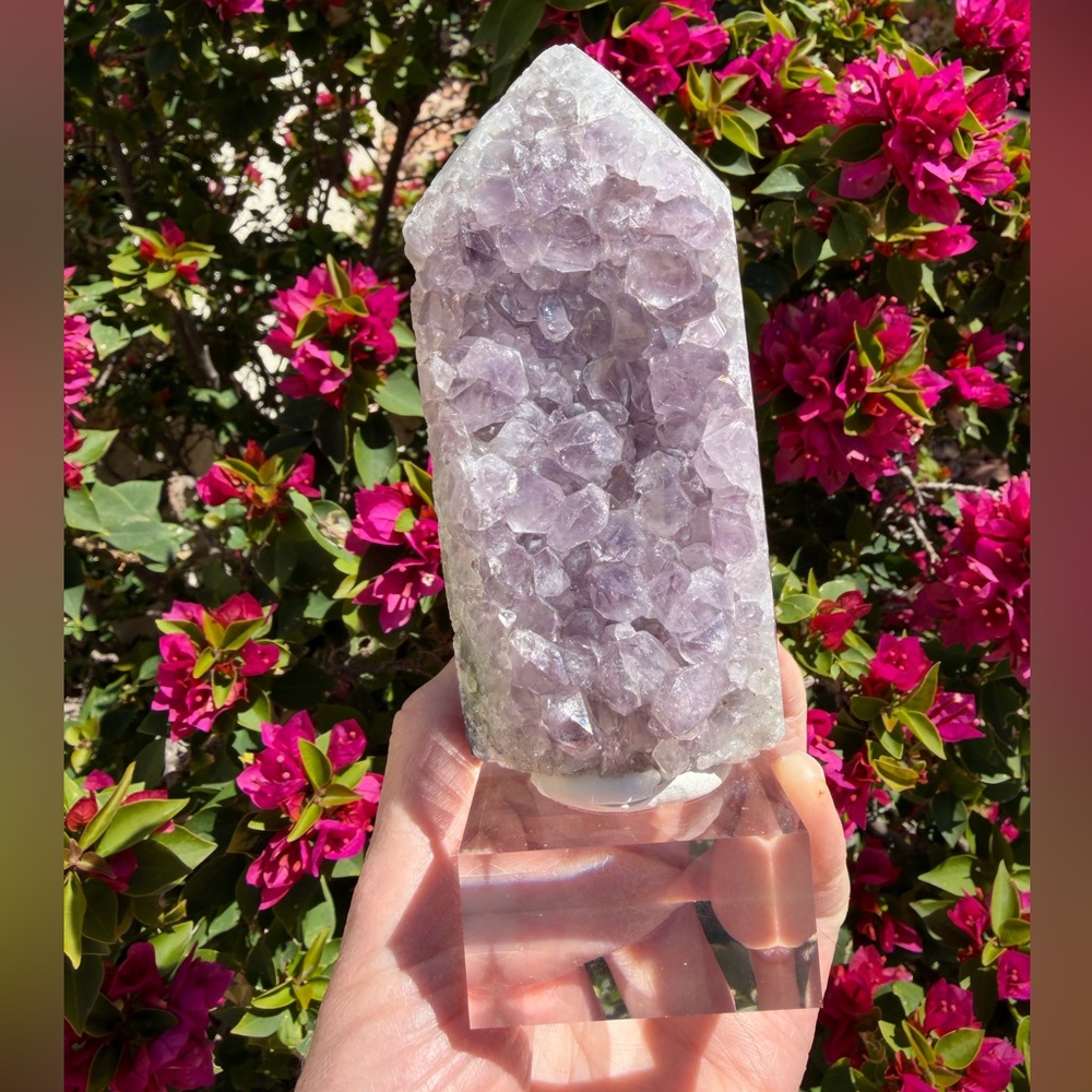 Amethyst Crystal Point Decor